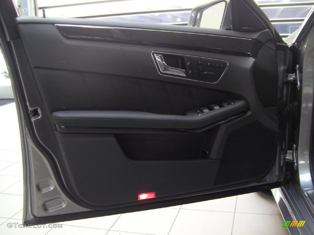 2010 Mercedes-Benz E 63 AMG Sedan Black Door Panel Photo #54065510