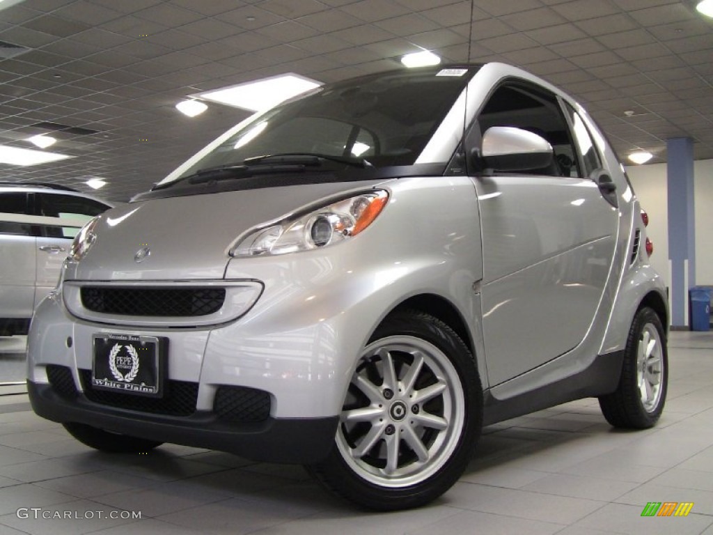 Silver Metallic 2009 Smart fortwo passion coupe Exterior Photo #54065595