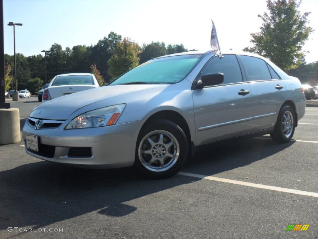 2007 Accord Value Package Sedan - Alabaster Silver Metallic / Black photo #1