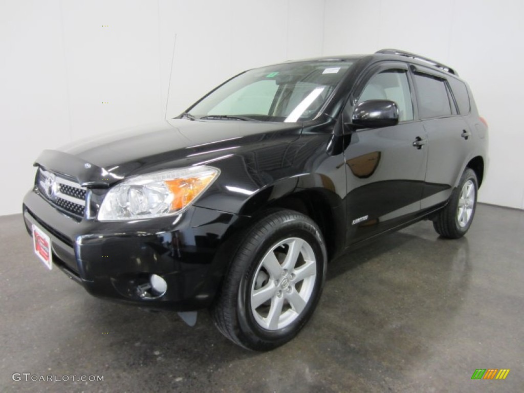 2008 RAV4 Limited 4WD - Black / Ash photo #1