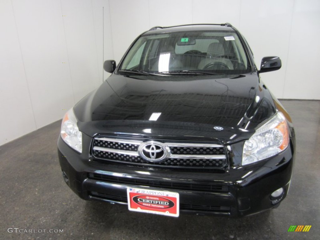 2008 RAV4 Limited 4WD - Black / Ash photo #2