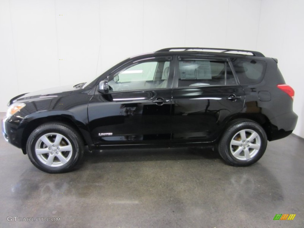 2008 RAV4 Limited 4WD - Black / Ash photo #3