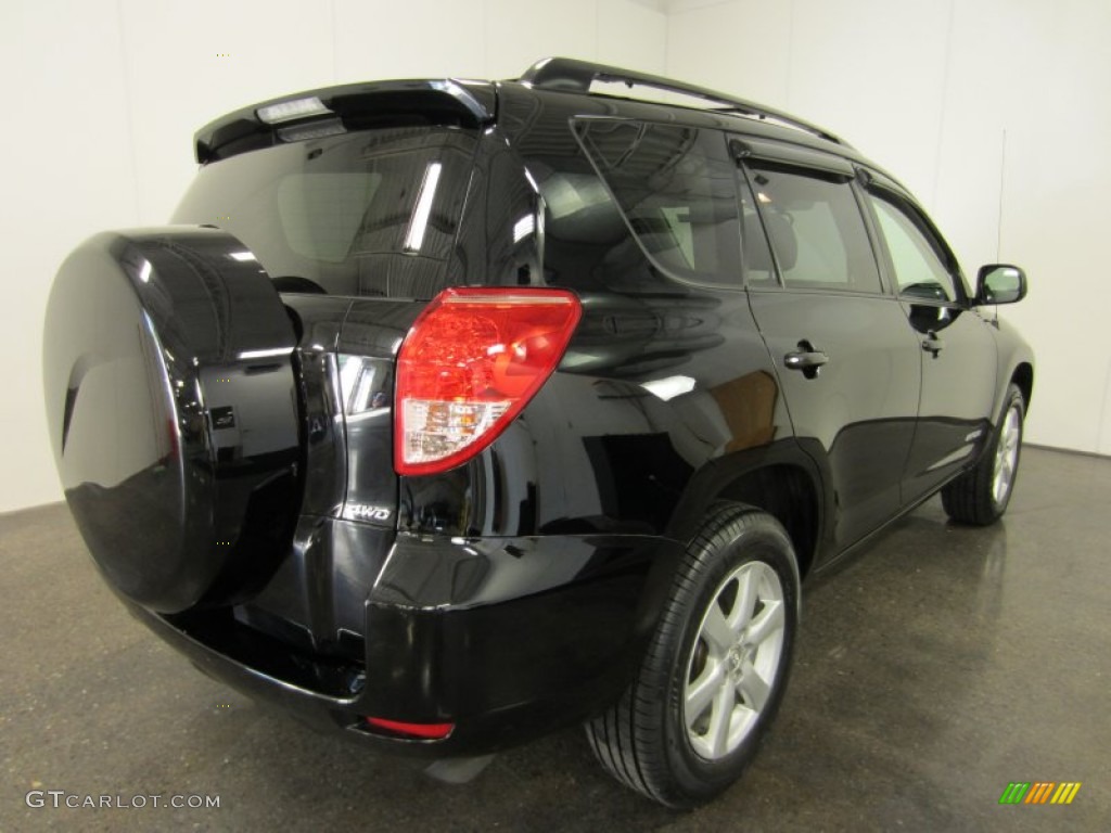 2008 RAV4 Limited 4WD - Black / Ash photo #11