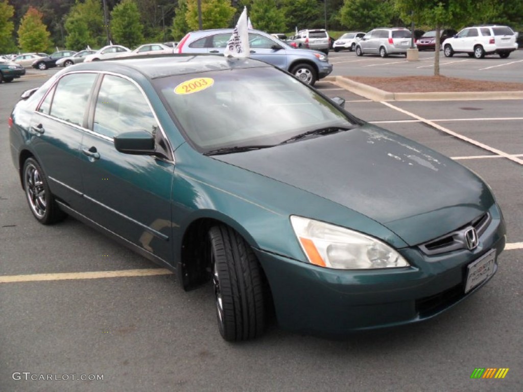 2003 Accord LX Sedan - Noble Green Pearl / Ivory photo #5