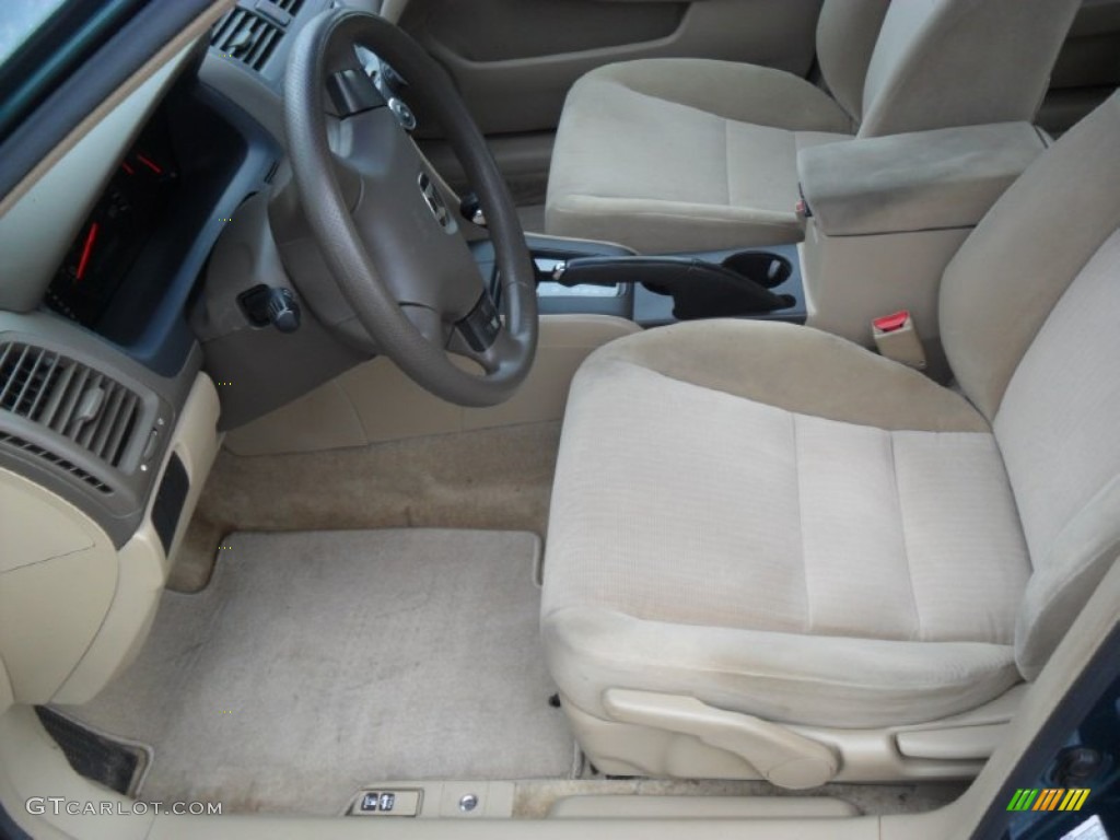 2003 Accord LX Sedan - Noble Green Pearl / Ivory photo #7