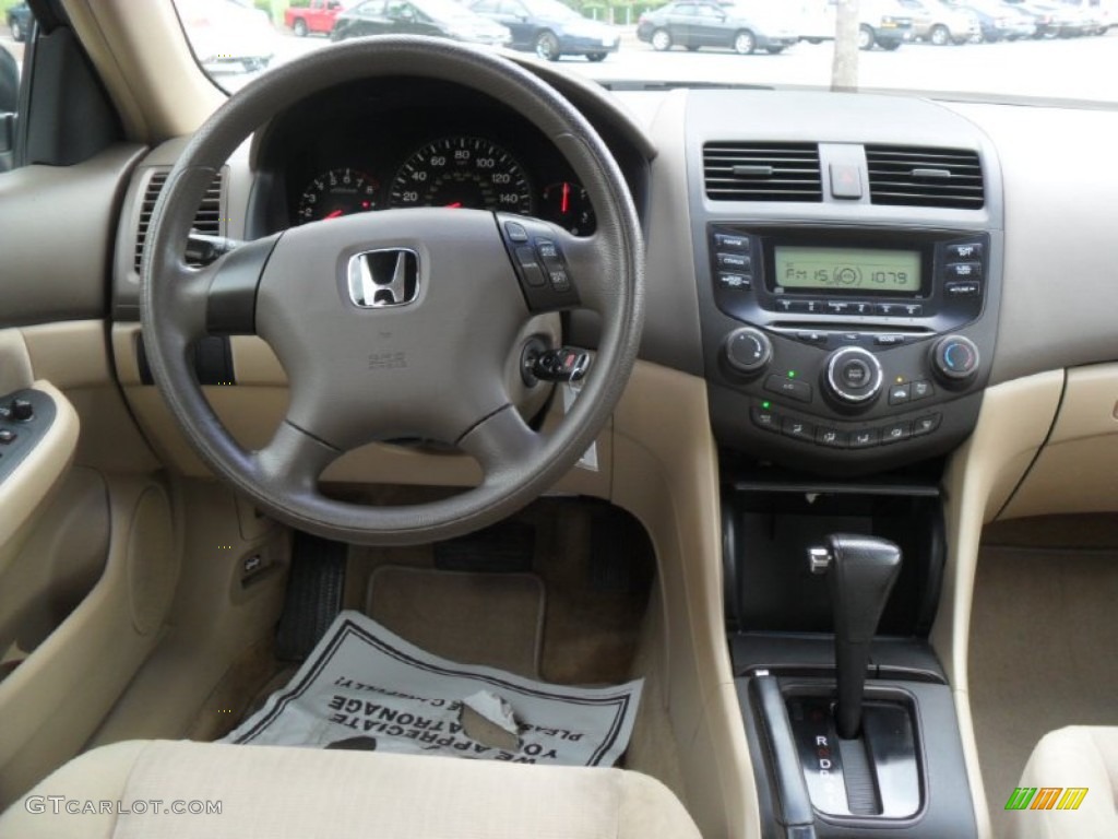 2003 Accord LX Sedan - Noble Green Pearl / Ivory photo #14