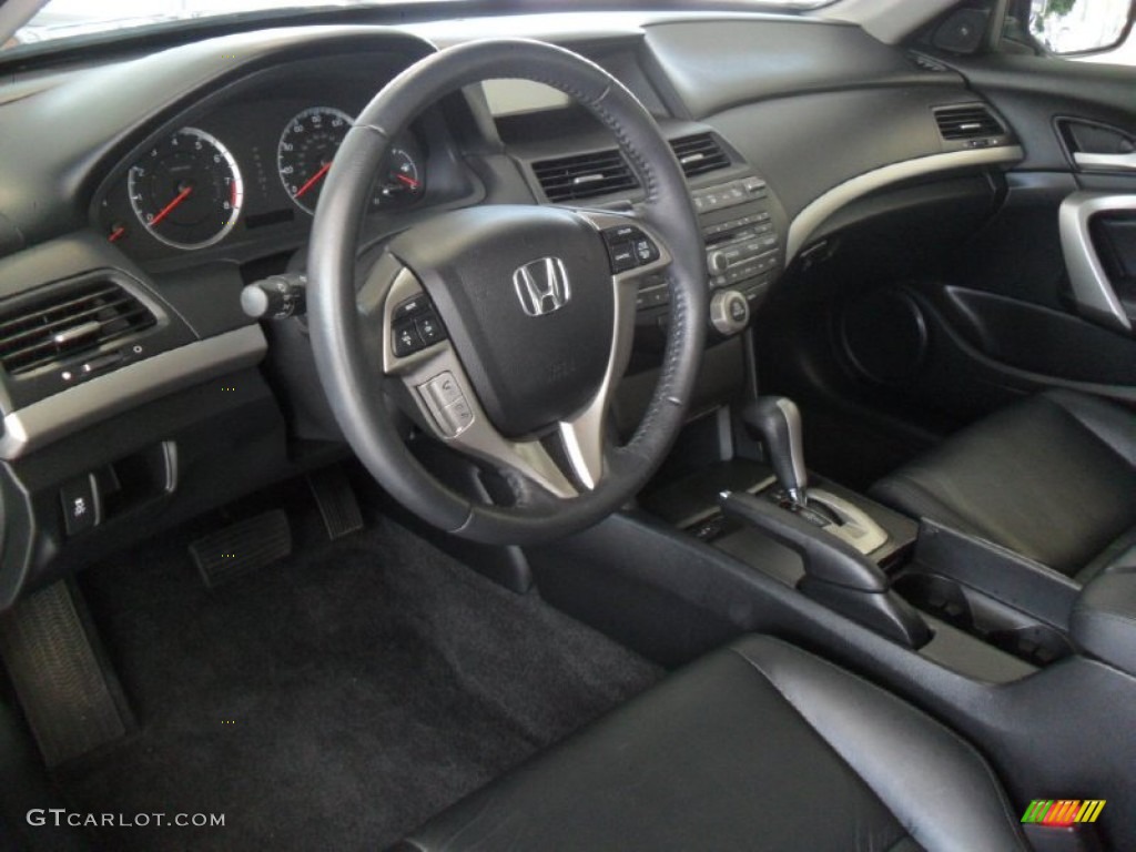 Black Interior 2011 Honda Accord EX-L Coupe Photo #54069636