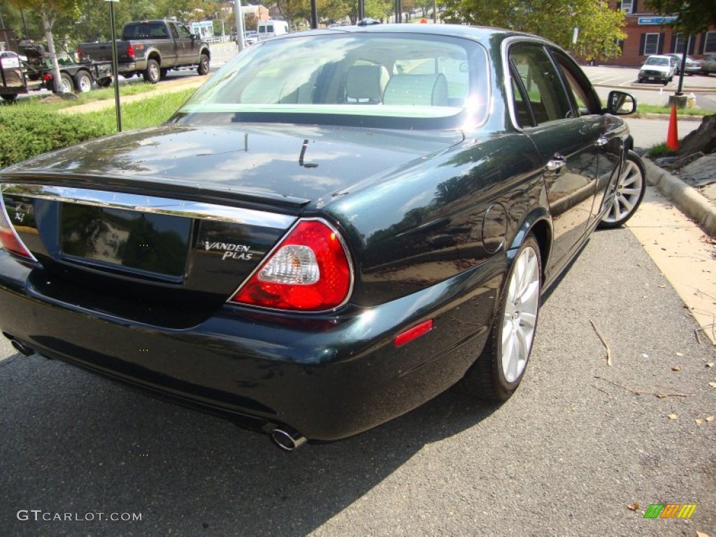 2008 XJ Vanden Plas - Botanical Green / Ivory/Mocha photo #9