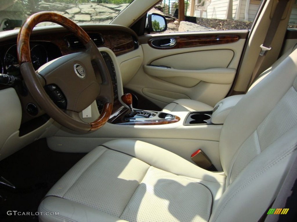 2008 XJ Vanden Plas - Botanical Green / Ivory/Mocha photo #20