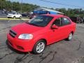 2011 Victory Red Chevrolet Aveo LT Sedan  photo #5