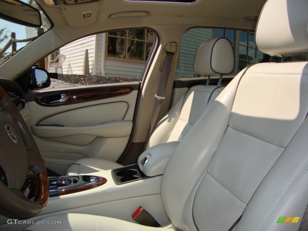 2008 XJ Vanden Plas - Botanical Green / Ivory/Mocha photo #28