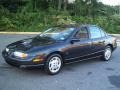 2002 Black Silver Saturn S Series SL2 Sedan  photo #20