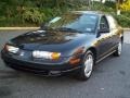 2002 Black Silver Saturn S Series SL2 Sedan  photo #21