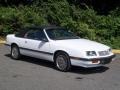 1989 Bright White Chrysler Lebaron GTC Turbo Convertible  photo #3