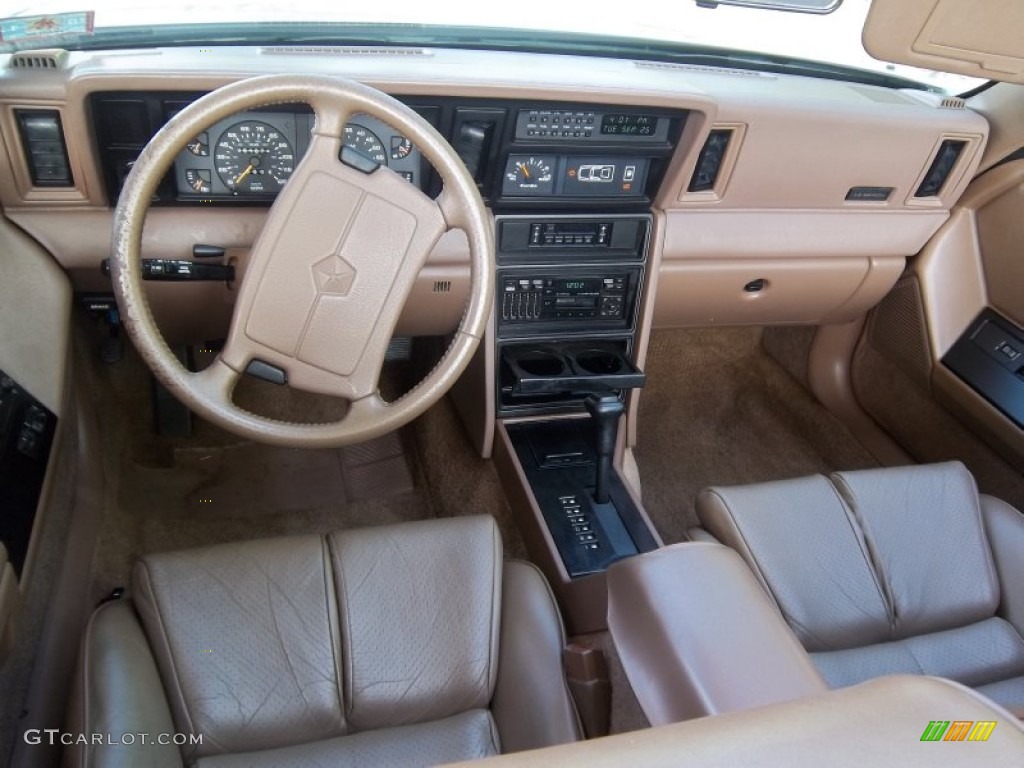 1989 Bright White Chrysler Lebaron Gtc Turbo Convertible