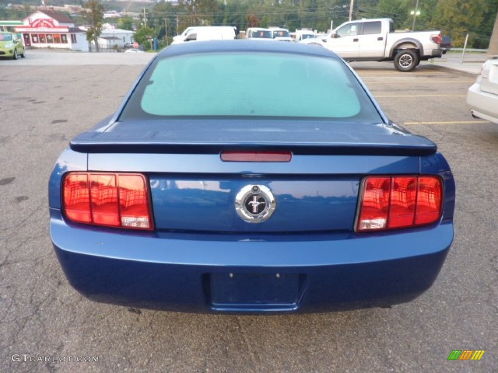 2007 Mustang V6 Deluxe Coupe - Vista Blue Metallic / Dark Charcoal photo #3