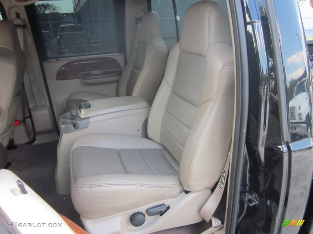 Medium Parchment Interior 2003 Ford F350 Super Duty Lariat Crew Cab 4x4 Dually Photo #54072807