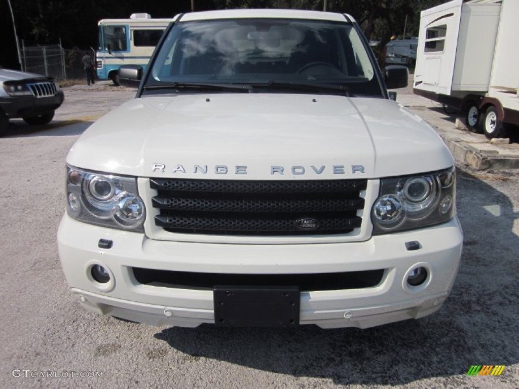 2007 Range Rover Sport HSE - Chawton White / Ebony Black photo #1