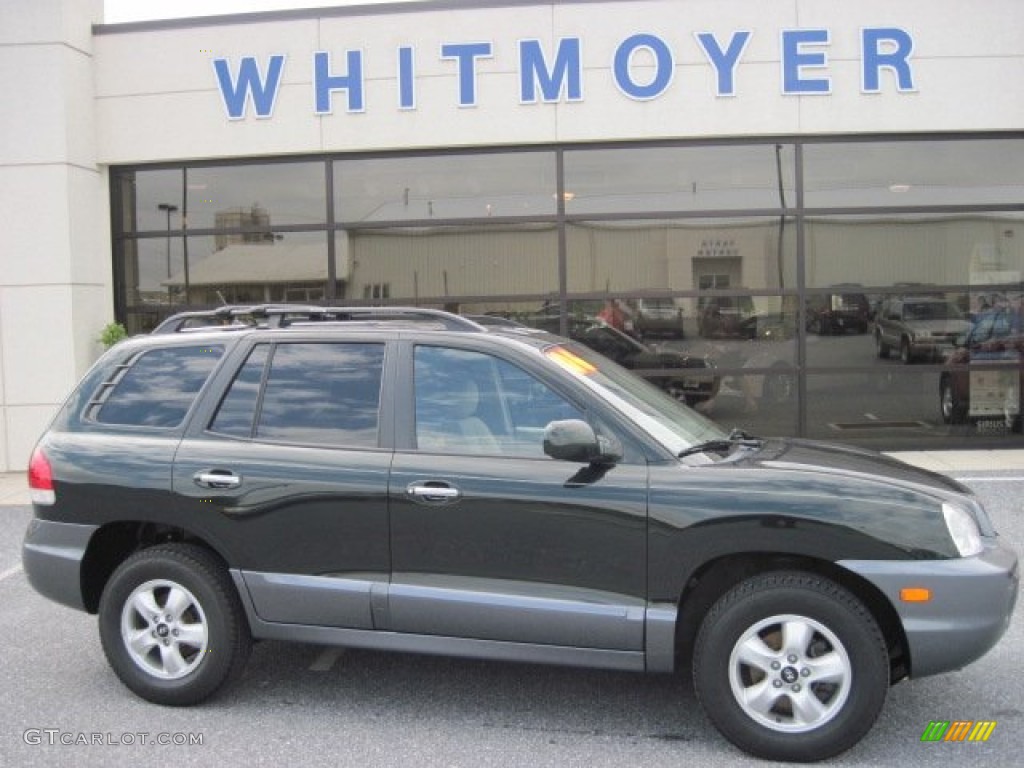 2006 Santa Fe Limited 4WD - Dark Emerald Green / Gray photo #1