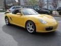 2007 Speed Yellow Porsche Boxster   photo #20
