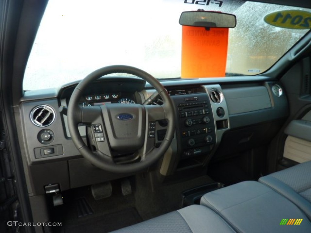 2011 Ford F150 XLT SuperCab 4x4 Steel Gray Dashboard Photo #54075627