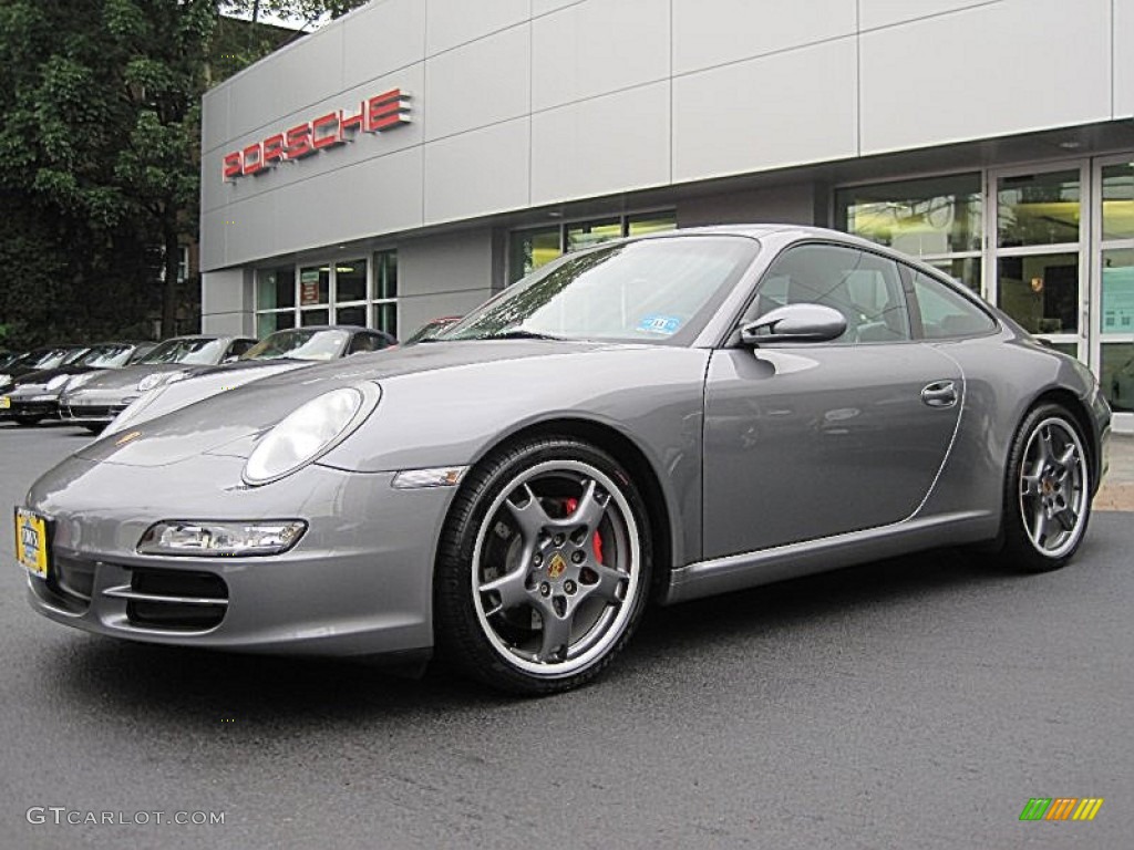 Seal Grey Metallic 2006 Porsche 911 Carrera S Coupe Exterior Photo #54075753