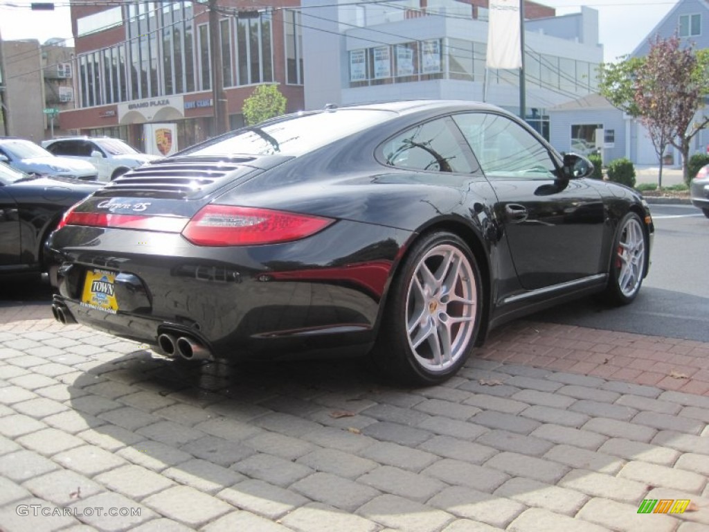 Basalt Black Metallic 2009 Porsche 911 Carrera 4S Coupe Exterior Photo #54076047