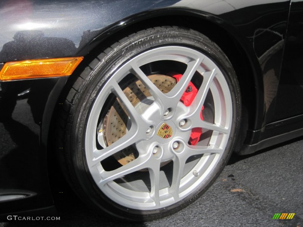 2009 911 Carrera 4S Coupe - Basalt Black Metallic / Stone Grey photo #11