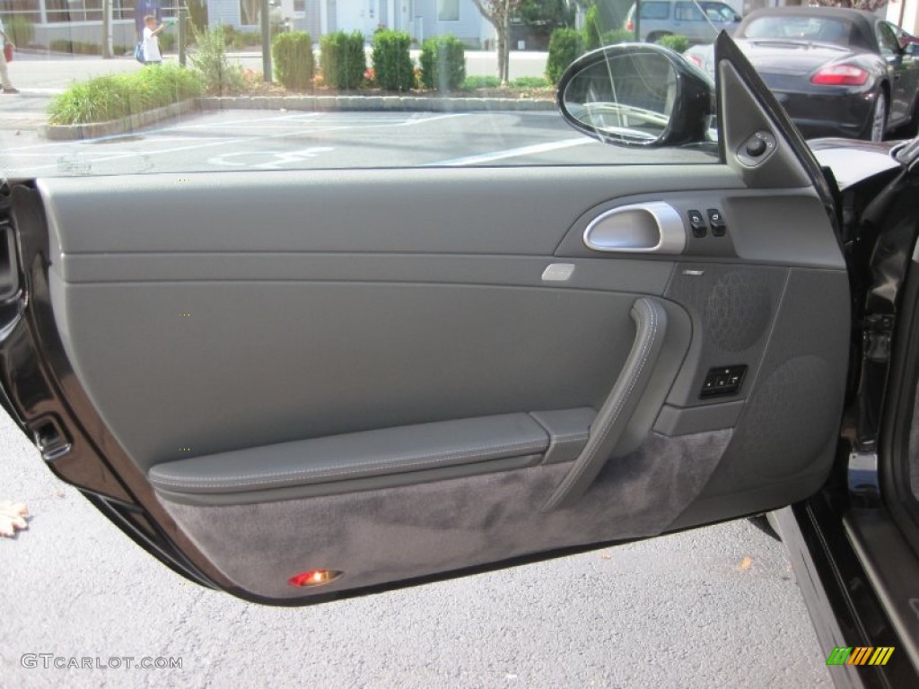 2009 Porsche 911 Carrera 4S Coupe Stone Grey Door Panel Photo #54076089