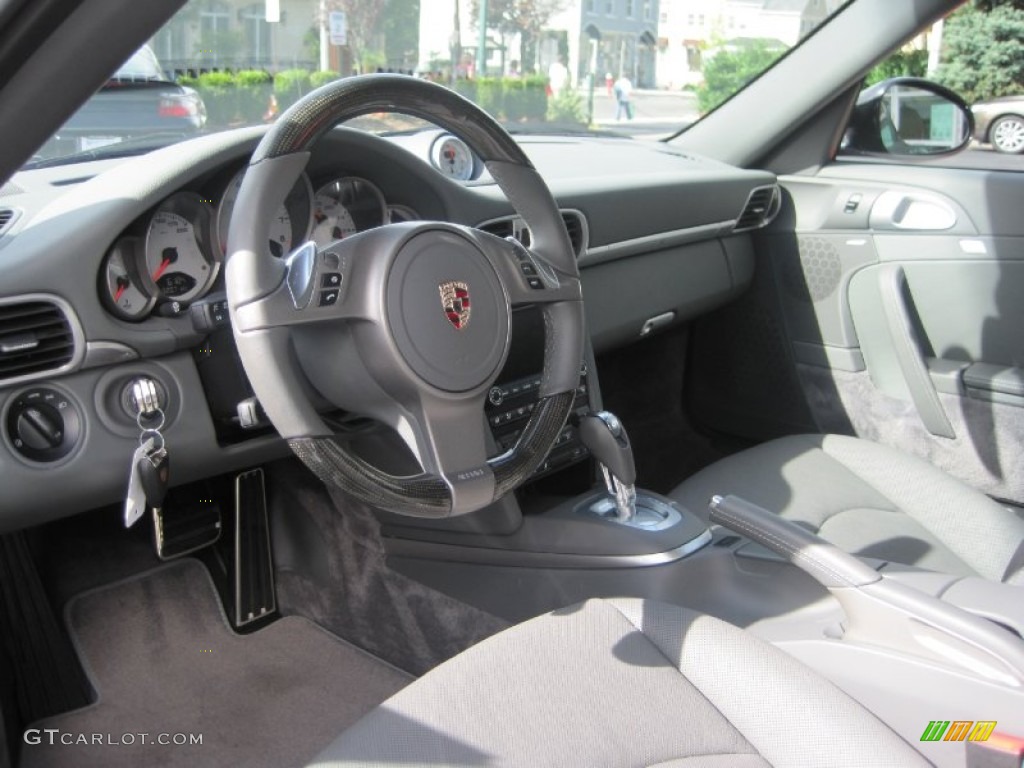 Stone Grey Interior 2009 Porsche 911 Carrera 4S Coupe Photo #54076114