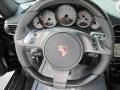 Stone Grey 2009 Porsche 911 Carrera 4S Coupe Steering Wheel