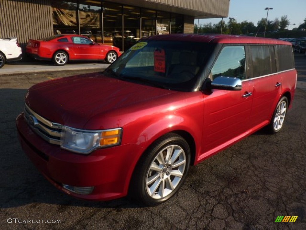 Red Candy Metallic 2011 Ford Flex Limited AWD EcoBoost Exterior Photo #54076299