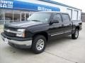 2005 Black Chevrolet Silverado 1500 LS Crew Cab 4x4  photo #1