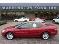 2003 Inferno Red Tinted Pearl Chrysler Sebring LXi Convertible  photo #1