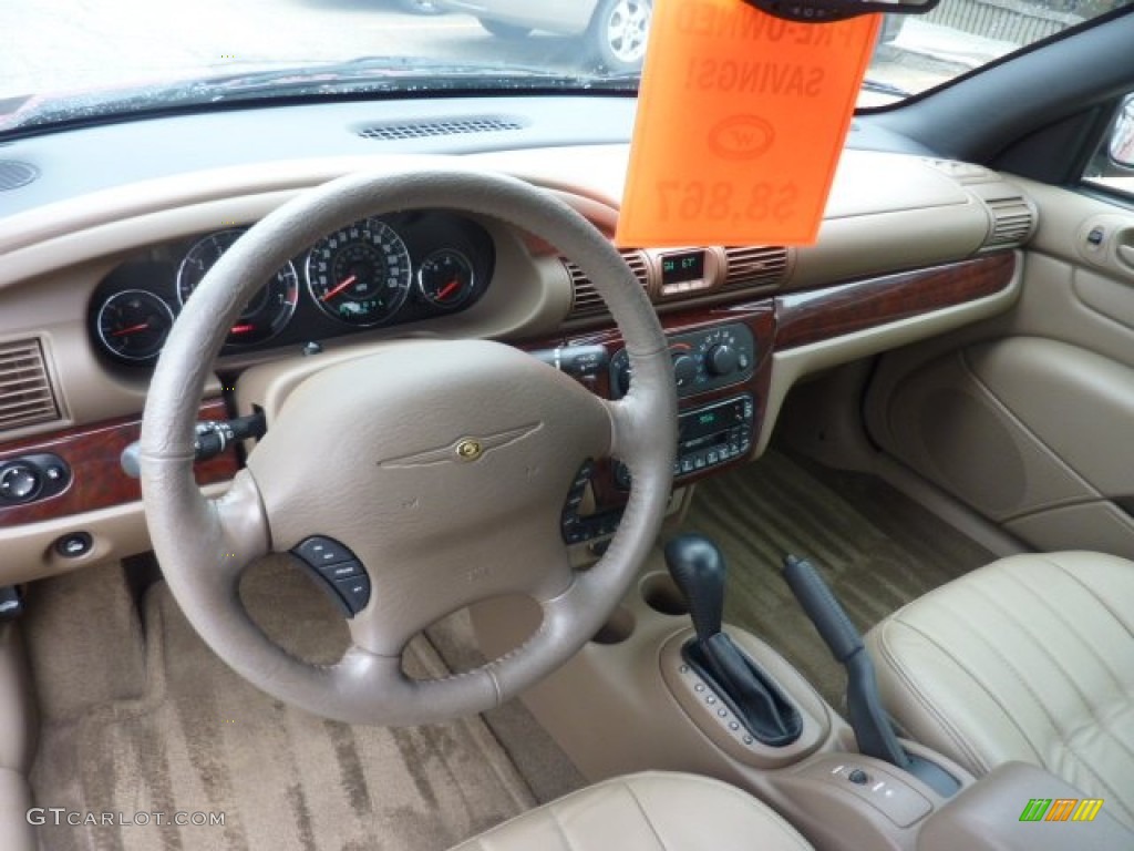 2003 Chrysler Sebring LXi Convertible Sandstone Dashboard Photo #54076847