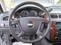 Ebony 2010 Chevrolet Silverado 1500 LTZ Extended Cab 4x4 Steering Wheel