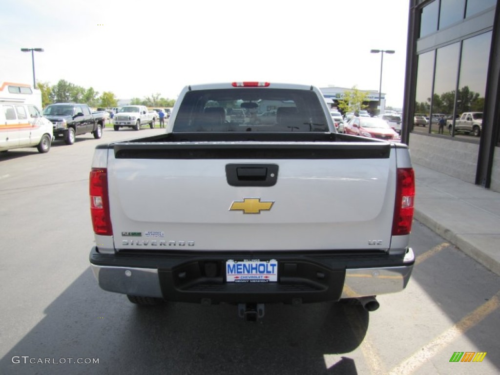 2010 Silverado 1500 LTZ Extended Cab 4x4 - Sheer Silver Metallic / Ebony photo #28