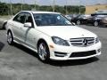 Arctic White 2012 Mercedes-Benz C 250 Sport Exterior