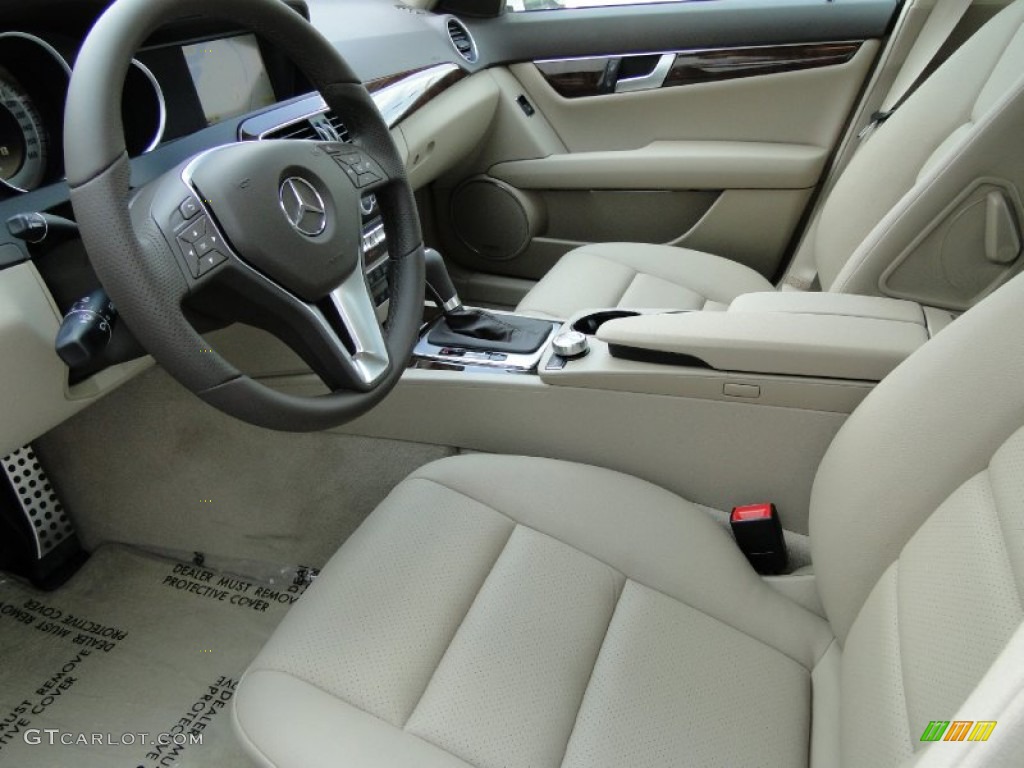 Almond Beige/Mocha Interior 2012 Mercedes-Benz C 250 Sport Photo #54078226