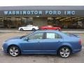 2010 Sport Blue Metallic Ford Fusion Sport AWD  photo #1