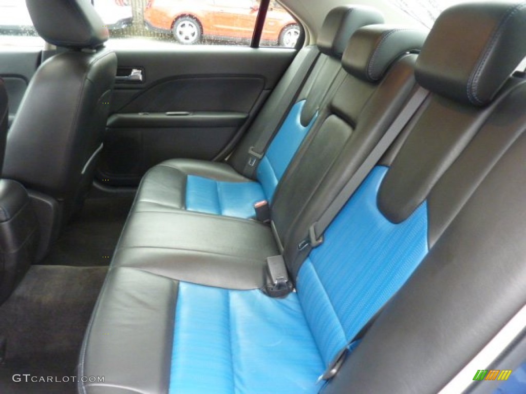 Charcoal Black/Sport Blue Interior 2010 Ford Fusion Sport AWD Photo #54078738