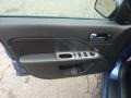 Charcoal Black/Sport Blue 2010 Ford Fusion Sport AWD Door Panel