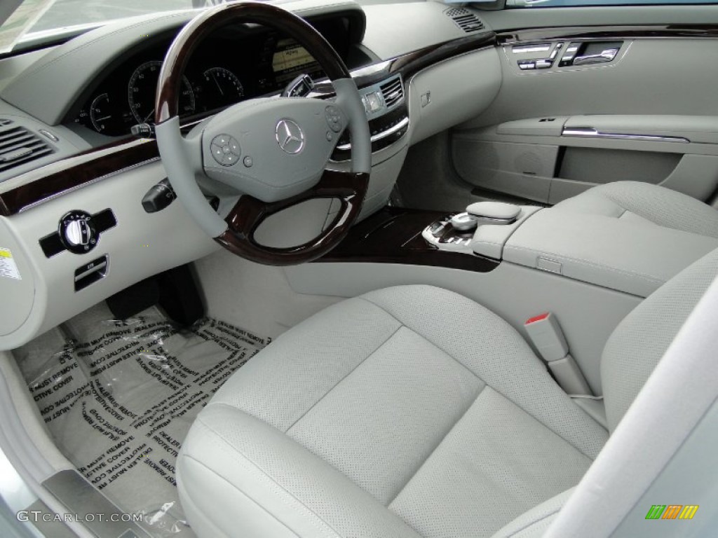 Ash/Grey Interior 2012 Mercedes-Benz S 550 Sedan Photo #54078906