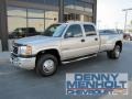 Silver Birch Metallic - Sierra 3500HD Classic SLT Crew Cab 4x4 Dually Photo No. 1