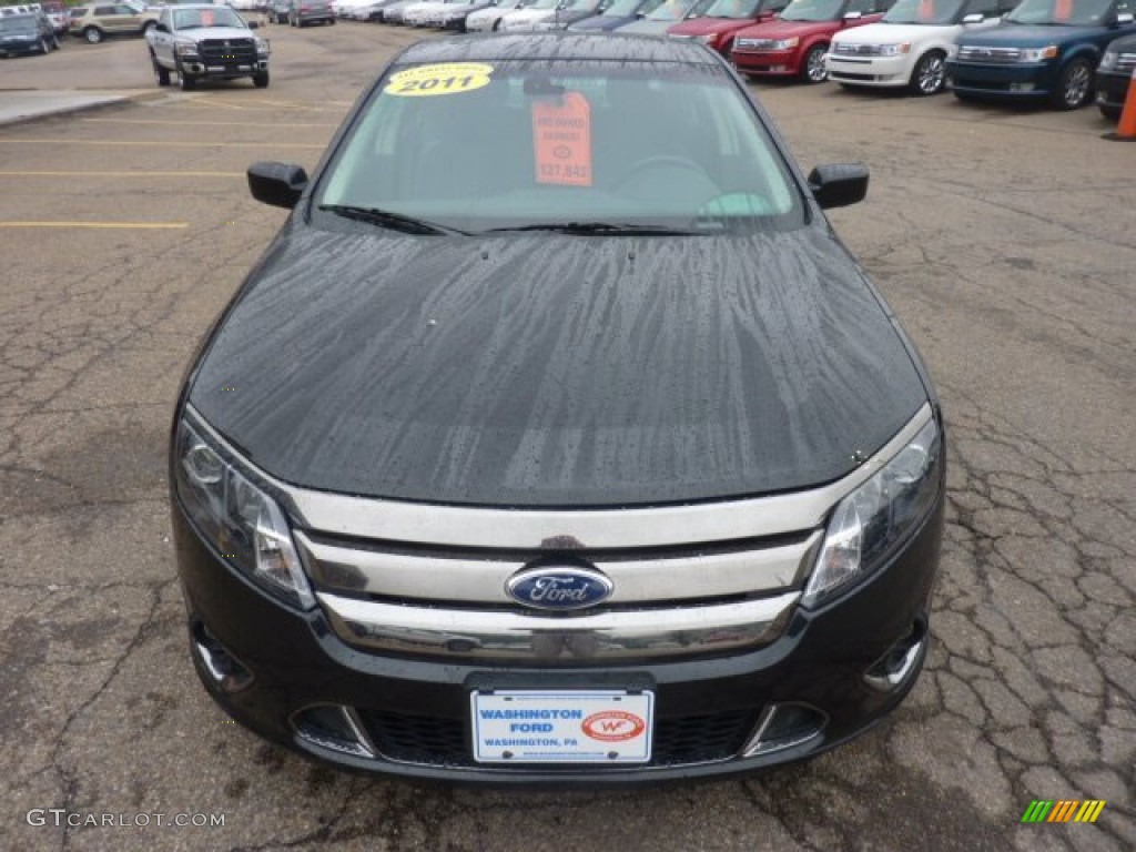 2011 Fusion Sport AWD - Tuxedo Black Metallic / Charcoal Black photo #7