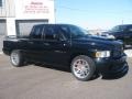 2005 Black Dodge Ram 1500 SRT-10 Quad Cab  photo #3