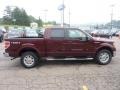 2009 Royal Red Metallic Ford F150 Lariat SuperCrew 4x4  photo #5