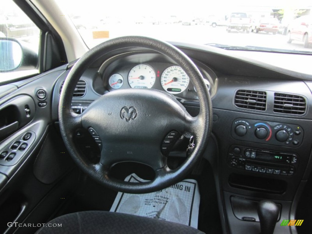 2003 Dodge Intrepid SE Dark Slate Gray Steering Wheel Photo #54080046