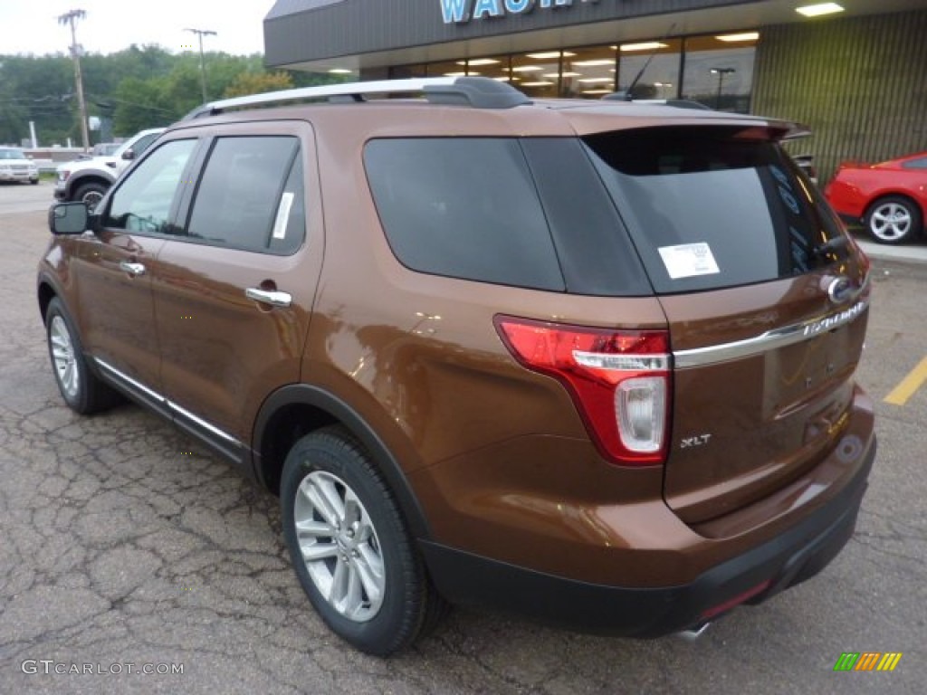 Golden Bronze Metallic 2012 Ford Explorer XLT 4WD Exterior Photo #54080365