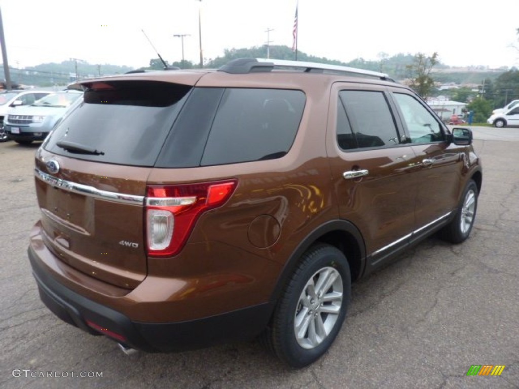 Golden Bronze Metallic 2012 Ford Explorer XLT 4WD Exterior Photo #54080386